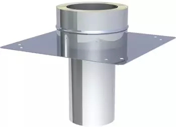 Jeremias DW-FU Grundplatte für Kaminerhöhung, doppelwandig, Ø225mm (DW08225)