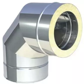 Jeremias TEC-DW-Classic Winkel 87° starr, doppelwandig, 225mm (DW64225)