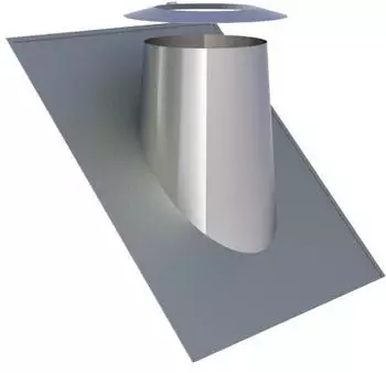 Jeremias DW Vision Dachdurchführung mit Wetterkragen 36°-45°, doppelwandig, Ø200mm (DWV83200)