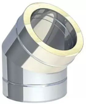 Jeremias TEC-DW-Classic Winkel 42° starr, doppelwandig, 180mm (DW2231180)