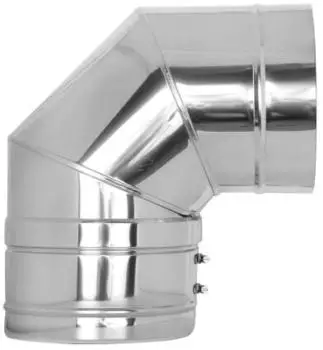 Jeremias TEC-DW-Classic Winkel 90° starr, doppelwandig, 200mm (DW60200)