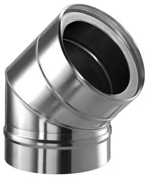 Schiedel ICS Bogen 45° doppelwandig Ø180mm (153359)