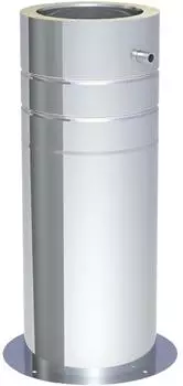 Jeremias DW-FU Teleskopstütze doppelwandig Ø150mm, 250-690mm, Kondensatablauf (DW03150)