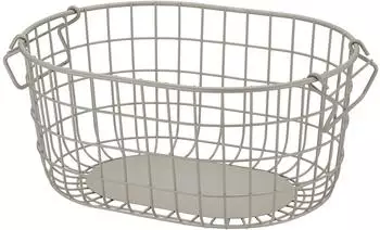 Blomus KAGO Aufbewahrungskorb Metall, Mourning Dove, Größe M