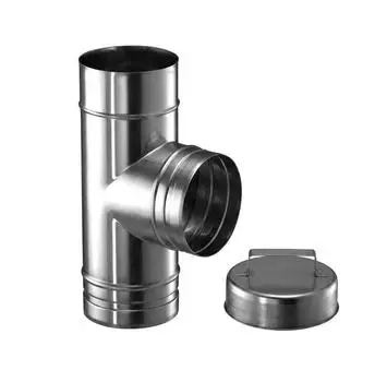 Schiedel Prima Plus Inspektions-T-Stück 90° H1, einwandig, Ø130mm (152742)
