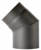 FIREFIX R150/B4O Ofenrohrbogen aus 2 mm starken Stahl (Rauchrohr) in 150 mm
