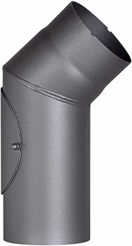 FireFix Kaminrohrbogen Senotherm mit Reinigungsöffnung 45° ø 130 mm
