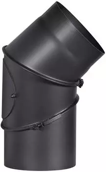 Bertrams Bogen verstellbar mit Reinigungstür Senotherm 90° Ø 180 mm