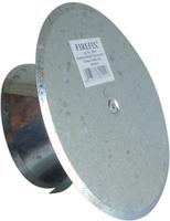 Firefix - Kaminlochdeckel &Oslash; 160mm Verzinkt Kamin Lochdeckel Deckel Kaminverschluss