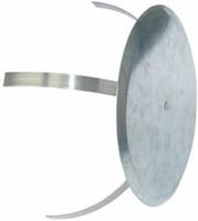 Firefix Kaminlochdeckel Verzinkt Kaminlochabdeckung Kamin Deckel &Oslash; 180 Mm