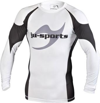 Ju Sports Rashguard Design C13 langarm weiß