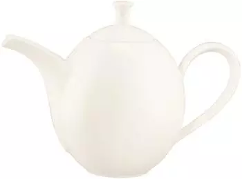 Seltmann Weiden Savona Fine Diamond Kanne 1,35l, Porzellan, weiß