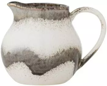 Bloomingville Paula Milchkännchen grau, Steingut, 435ml (82072462)