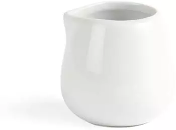 Olympia Whiteware Milchk&auml;nnchen, Porzellan, wei&szlig;, 8,5cl (C204)