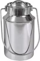 Kr&uuml;ger Milchkanne "aus Edelstahl rostfrei, 1 Liter" 1 l 1 Stk. tlg. Kanne im