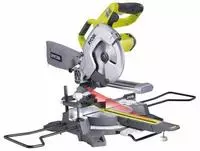 Ryobi - Radialgehrungss&auml;ge 1.500 W - S&auml;geblatt 216 Mm 48 Z&auml;hne - Schnittkapazit&auml;t