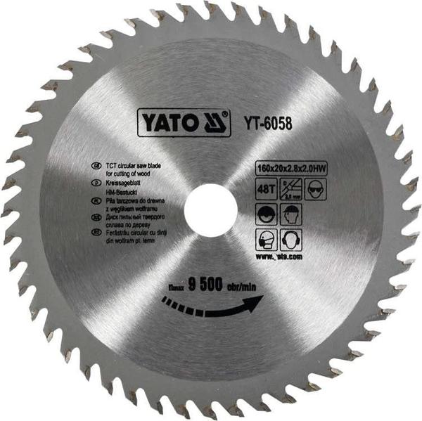Yato YT-6058 Kreissägeblatt 16 cm 1 Stück(e)