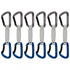 Mammut Workhorse Keylock Quickdraws Express-Set, Gr. 17 cm Straight / Bent Gate, grau (Grey/Blue)