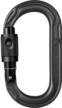 Edelrid Oval Power 2500 Permalock Karabiner (85203-017) schwarz