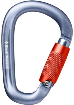 Black Diamond Pearlock Twistlock Karabiner (BD210204-1003) grau