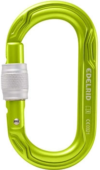 Edelrid Oval Power 2500 Screw Karabiner (85204-138) grün
