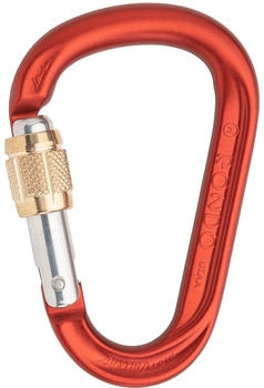AustriAlpin HMS Rondo GI Alu Schraub-Karabiner (KR13B-R-GI) rot