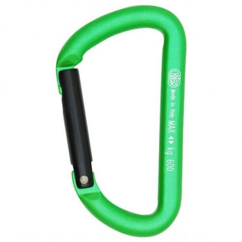 Kong Mini D - Materialkarabiner grün (Green / Black)