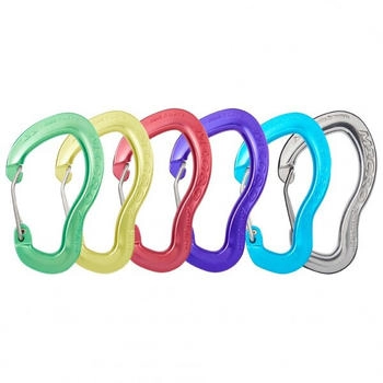 AustriAlpin Micro Wire 6er Set Alu - Schnappkarabiner bunt (Yellow,Blue,Red,Green,Purple,Grey)