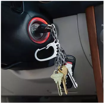 Nite Ize BigFoot Locker KeyRack Schl&uuml;ssel-Karabiner Edelstahl (KLKBF-11-R6)