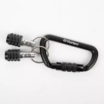 Calvin Klein Vorteck 1/4" Schnellverschluss-Bithalter mit Karabiner, 3-teilig (T4574)