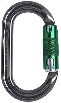 DMM Ultra O Schraubkarabiner (dunkelgrau/olive)