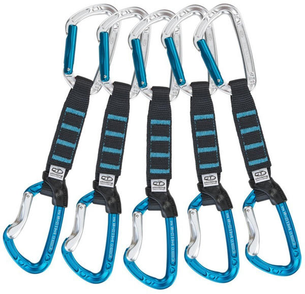 Climbing Technology Aerial Pro Set NY 12cm 5er Pack (12cm, white blue)