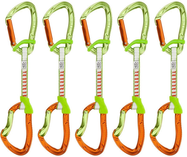 Climbing Technology Nimble EVO DY 12cm 5er Pack Express Set (12cm, orange-green)