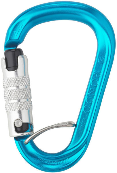 AustriAlpin HMS Rondo 3-Way Autolock Carabiner with Selfie azure anodized