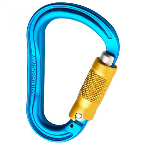 Wild Country Xenon HMS - HMS-Karabiner Trilock Blue/Yellow