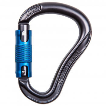 Ocun Eagle HMS Triple - HMS-Karabiner grau Anthracite / Blue