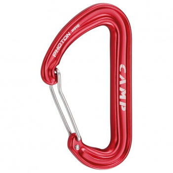 Camp Photon Wire - Schnappkarabiner rot Red