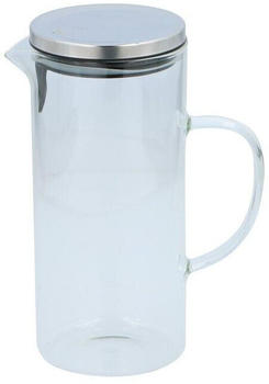 Alpina Glaskanne mit Deckel - 1,3 Liter - Transparent