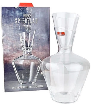 Spiegelau Definition Handmade Dekanter mit Stopfen 1 Liter Glas Weinkaraffe