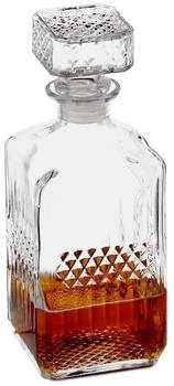 Relaxdays Whisky Karaffe Glas, Whisky Dekanter Whiskey Karaffe, Rum Karaffe Cognac Karaffe