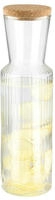 APS Karaffe "Lines" 900 ml, abnehmbarer Kork-Deckel