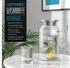 Arendo Glaskaraffe mit Deckel und Griff 1,45L