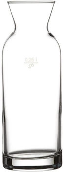 Pasabahce Wein- / Wasserkaraffe aus Glas 0,25 Liter, Ø 63 mm, Höhe 172 mm