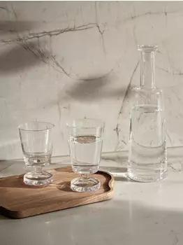 Broste Copenhagen Bubble Karaffe mit Deckel 0,75 L. Klar