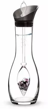 Vita Juwel Era Guardian Edelsteinwasser-Karaffe mit Turmalin, Amethyst & Bergkristall (4260228316321)