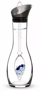Vita Juwel Era Balance Edelsteinwasser-Karaffe mit Sodalith, Chalcedon & Bergkristall (05VJSESOCHBK)