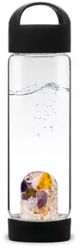 Vita Juwel ViA Prana Yoga-Wasserflasche schwarz 500ml (ViA Prana)