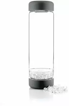 Vita Juwel inu! DIY Kristall-Wasserflasche, lava grey