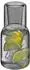 Cilio Lorenzo Wasserkaraffe mit Trinkglas, mundgeblasen, Borosilikatglas grau, 750ml