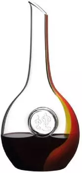 Riedel Chinese Zodiac Snake Dekanter, Kristallglas, rot/gelb, 1,2L (2009/25S1)